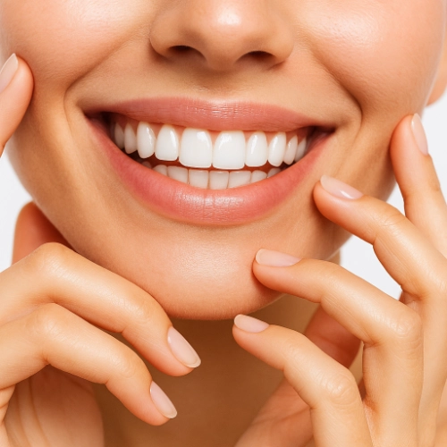 Illustration of an oral hygiene assessment