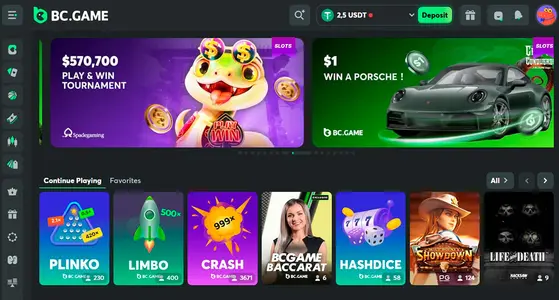 BC Game آپ کی آن لائن جوا کی منزل