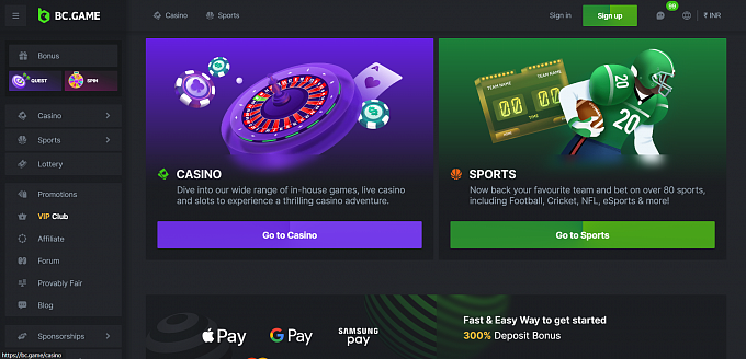 Discover the Excitement of BC.Game Casino KG